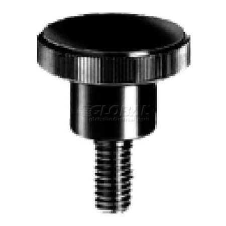 J.W. Winco J.W. Winco DIN653 Flat Knurled Thumb Screws, 20", M6 x 20, M6 x 1.0 6N20F48